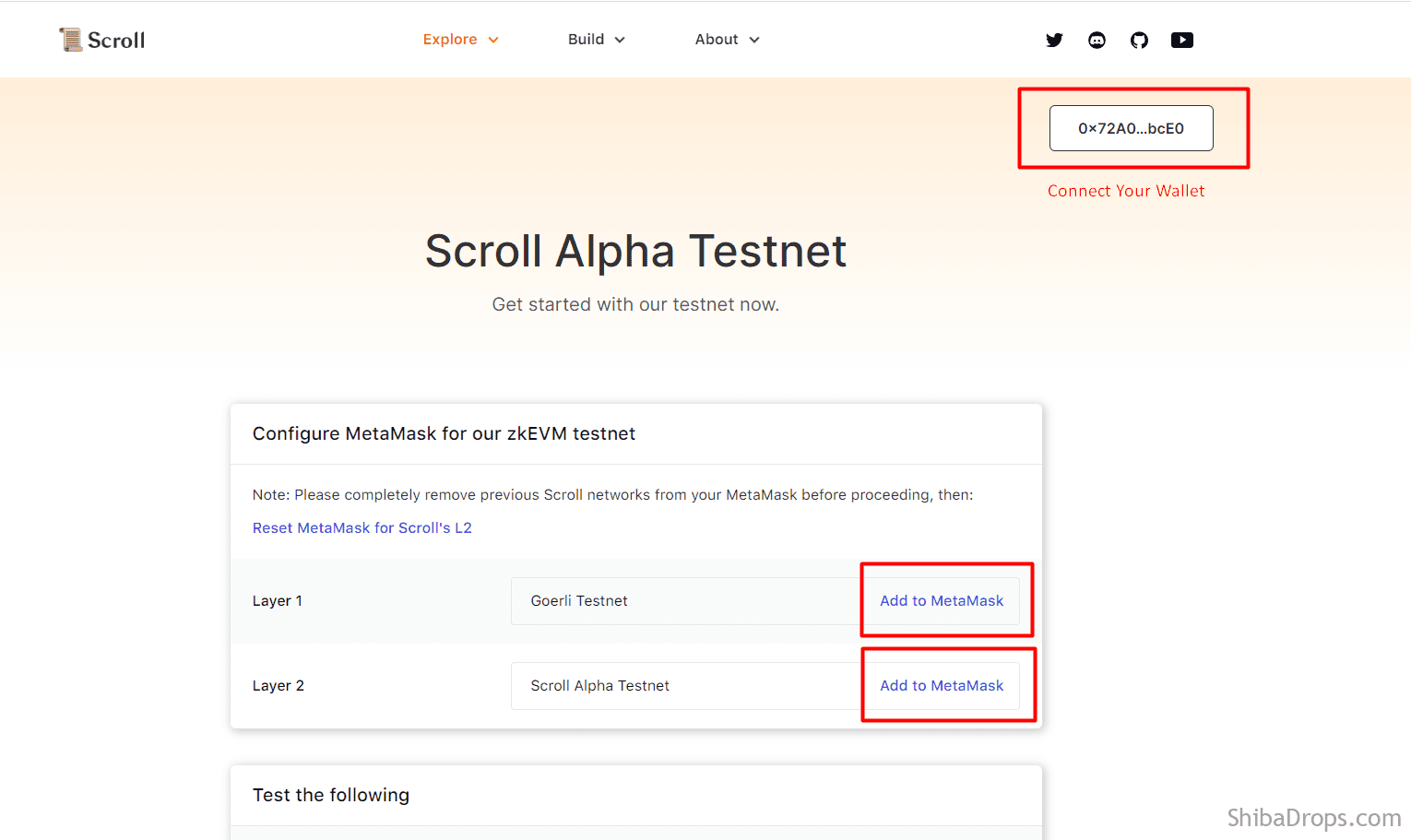 Scroll Alpha Testnet — Potential Airdrop