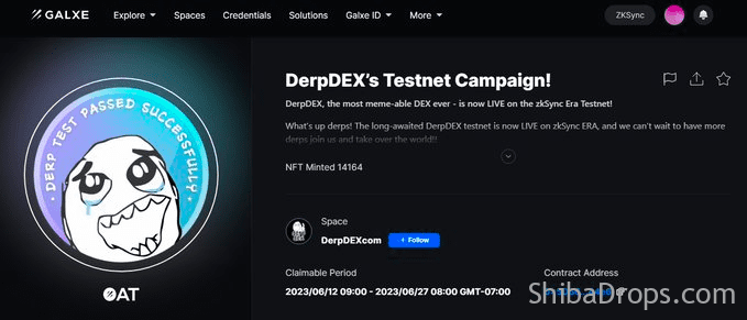 Derpdex – Confirmed Airdrop