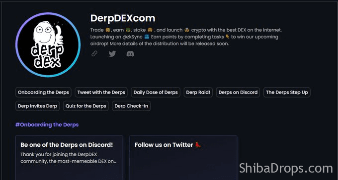 Derpdex – Confirmed Airdrop