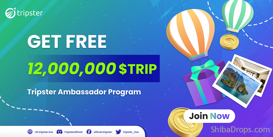 TRIPSTER Ambassador Free Airdro Season 1