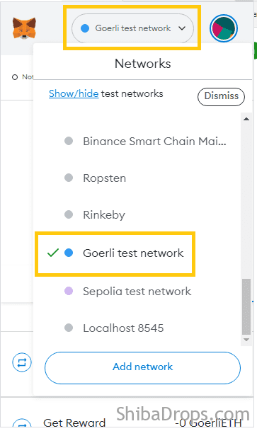 Get Free ENS on Eth Goerli Network