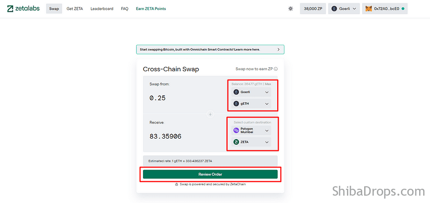 Potential Airdrop Zetachain