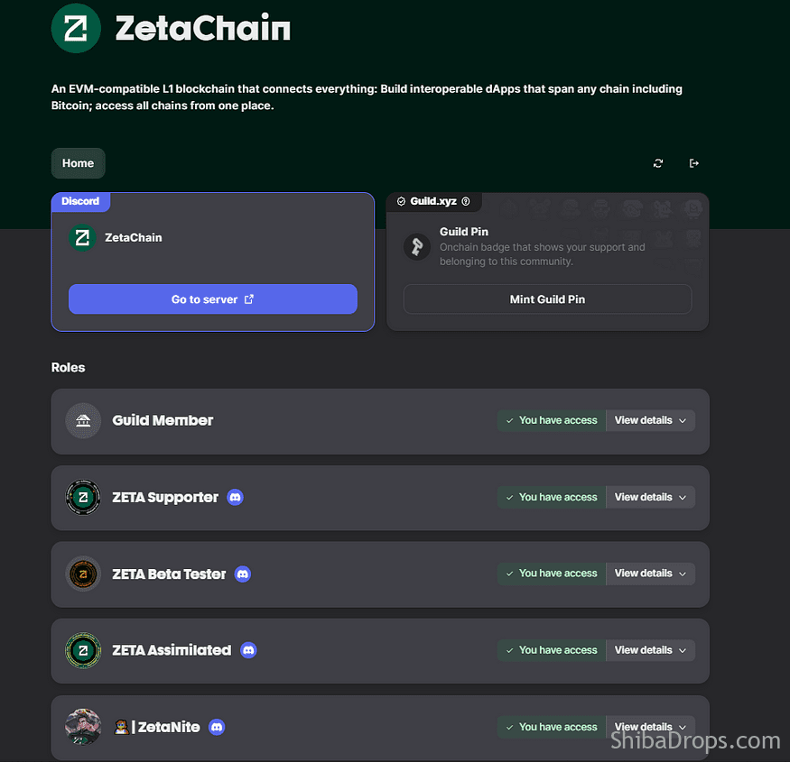 Potential Airdrop Zetachain