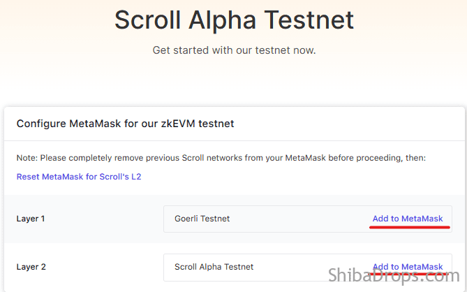 Scroll's Alpha TestNet Step-by-Step Guide