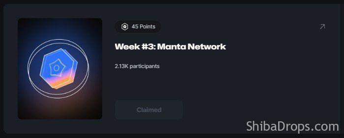 Join to Week 3 of Caldera Bootcamp Manta Network