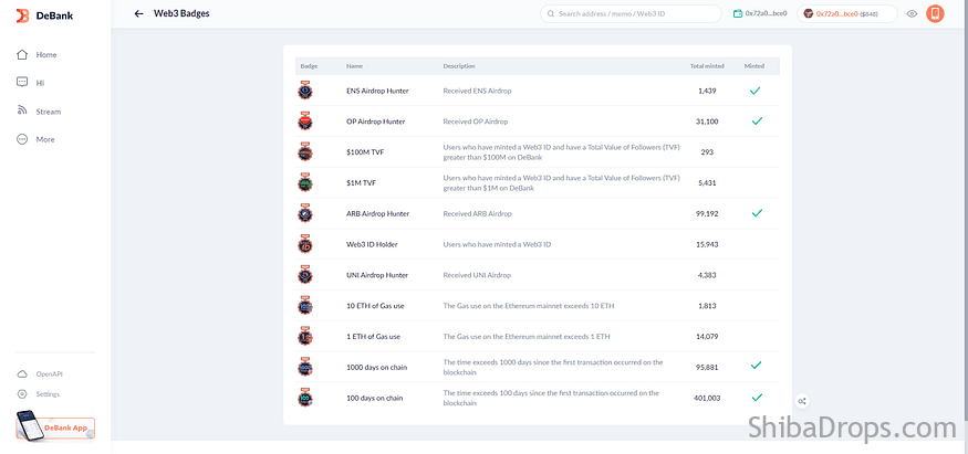 Debank Potential Airdrop Step by Step Guide