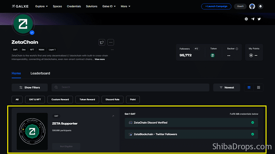 ZetaChain Airdrop Confirmed Hidden Eligibility Criteria