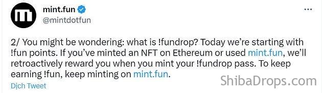 MintFun Time sensitive Airdrop! Hurry up