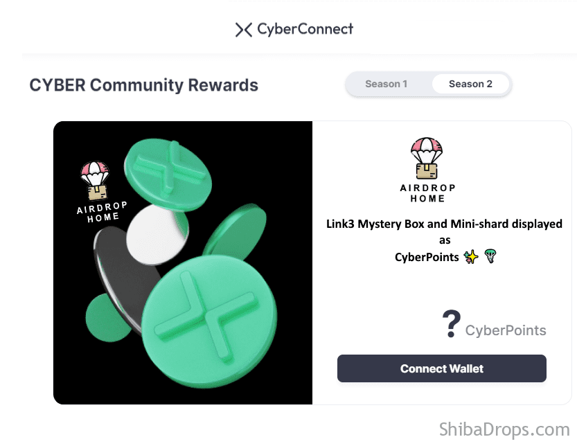 CyberConnect Season2 Airdrop Step By Step Guide To Get 820 Max FanPoints EveryDay