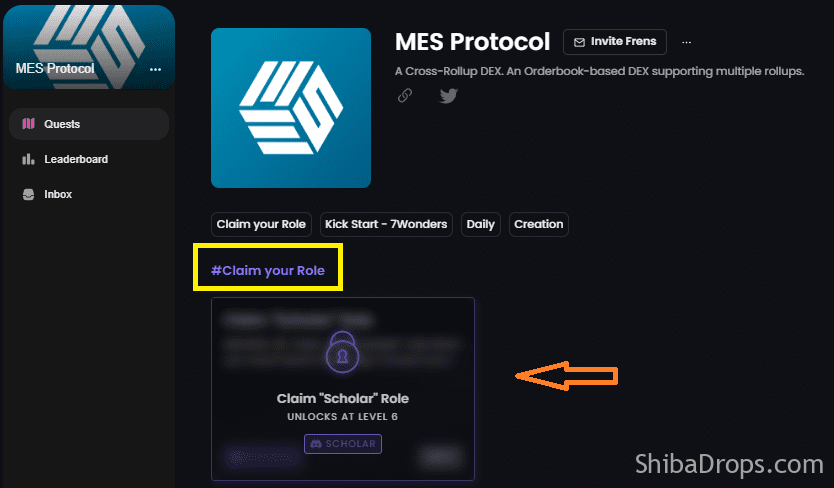 MES Protocol Airdrop coming Get involved to eligible