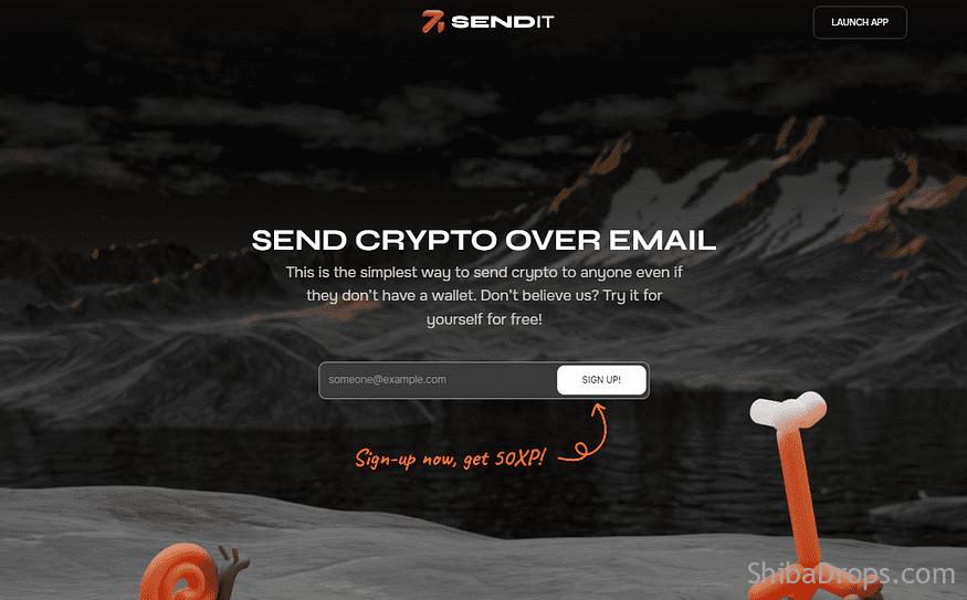 SendIT Send your Crypto through Twitter or Gmail ID Airdrop Confirmed