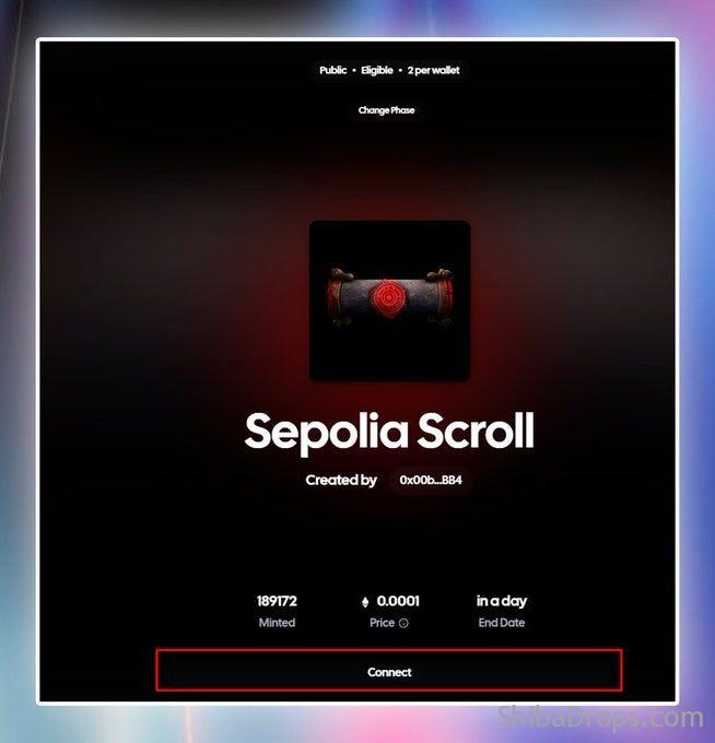 Scroll Testnet Sepolia Network