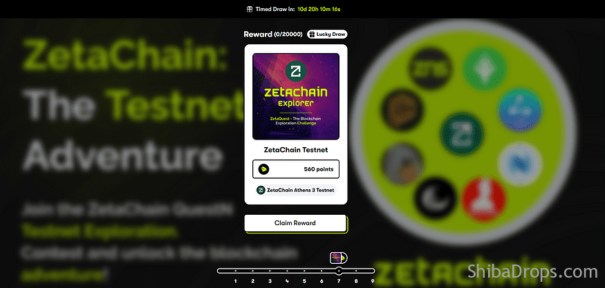 Zeta Chain Testnet airdrop