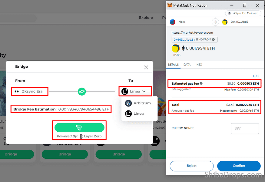 Linea X zksync X LayerZero X Arbitrum X Tevaera Interaction with the 4 main chains and expectation of distribution of 4 + 1 Airdrops !!