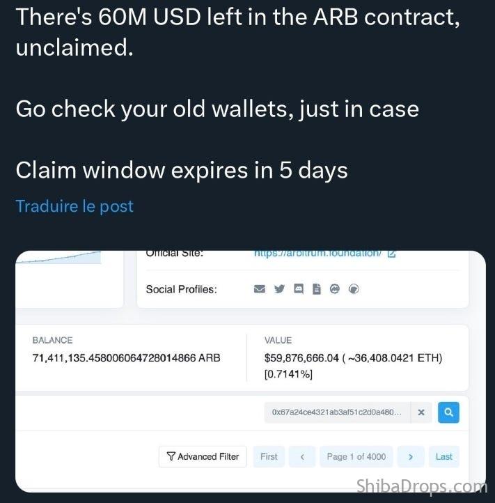 ARBITRUM 2ND AIRDROP CONFIRMED