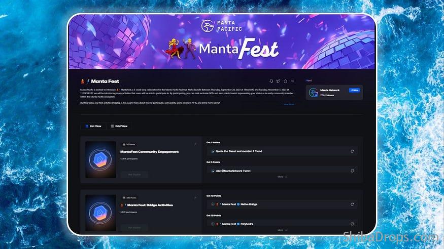 Airdrop from the Manta network confirmed. Eligibility Criteria Read here.