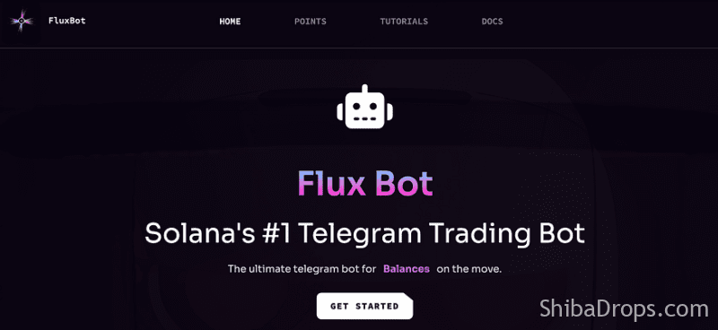 Fluxbot is a trading bot on Solana with AI