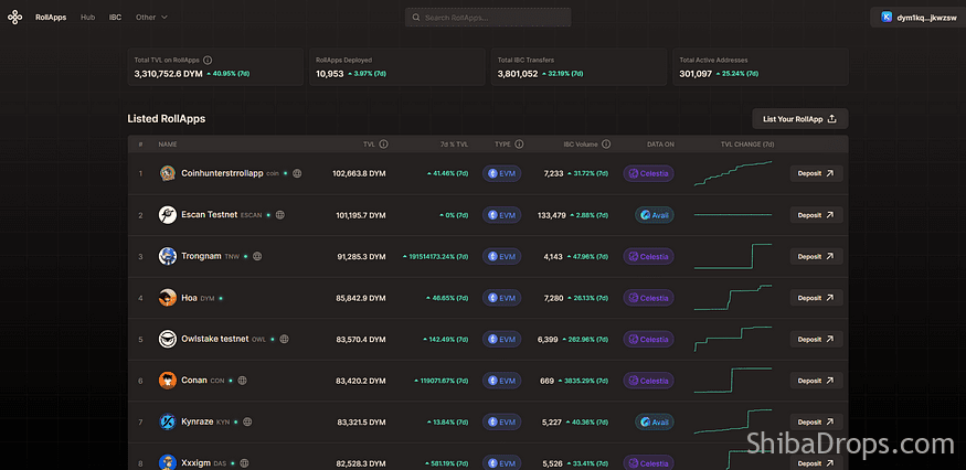 Claim Your Share! Dymension’s Froopyland Incentivized Testnet Offers 1 Million DYM Reward