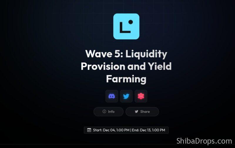 Linea&#8217;s DeFi Voyage Wave 5  Liquidity Provision and Yield FarmingInteract Quest page