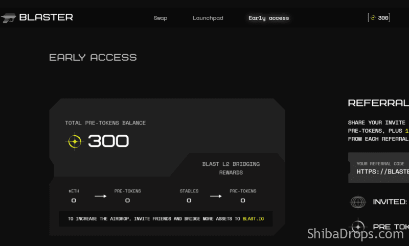 Join the BlasterSwap Early Access to instant claim $BLSTR Pre-Token Airdrop
