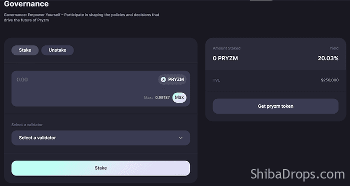 Testnet PRYZM AIRDROP