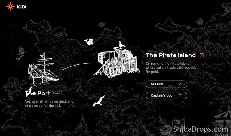 Invite codes to TABI Voyage II The Pirate Island