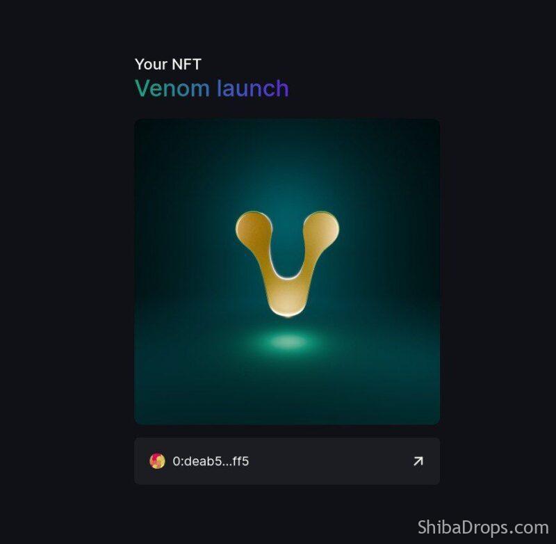 Venom New Task maybe  the last one before mainnet