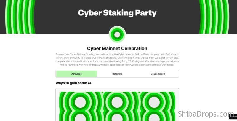 Cyber Mainnet Celebration Campaign