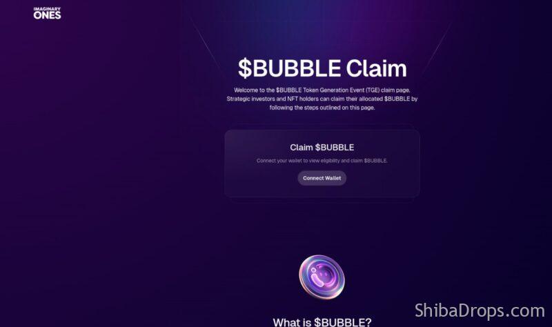 Farmers $BUBBLE CLAIM is Officially Live